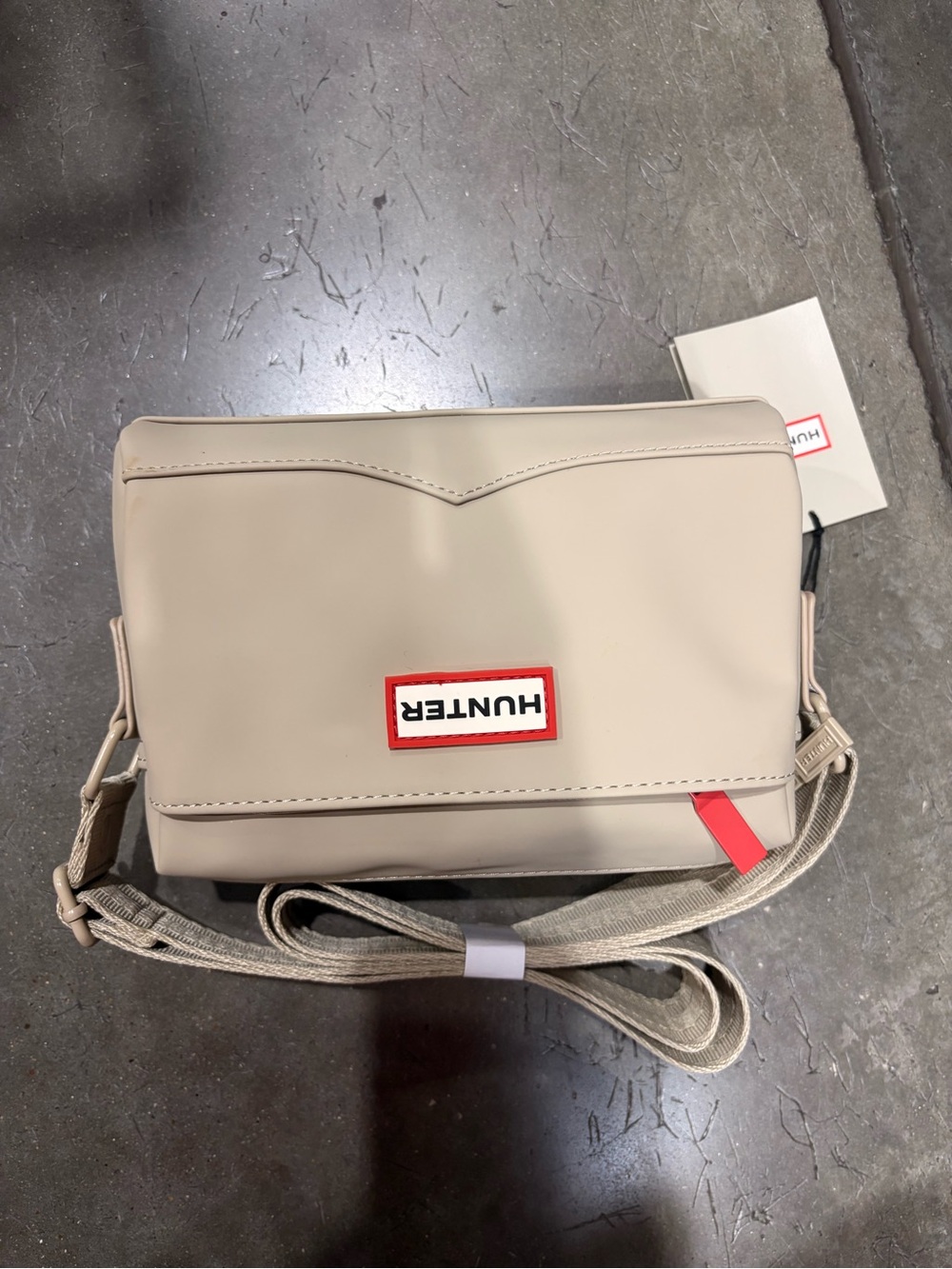 Hunter Black Crossbody Bag with Red Accents - black-or white(pick own color)new - Picture 6 of 16